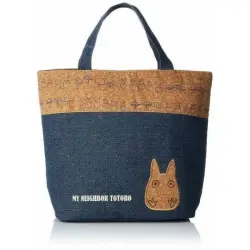 Mon Voisin Totoro Sac à Lunch style liège & denim Totoro | 4973307389351