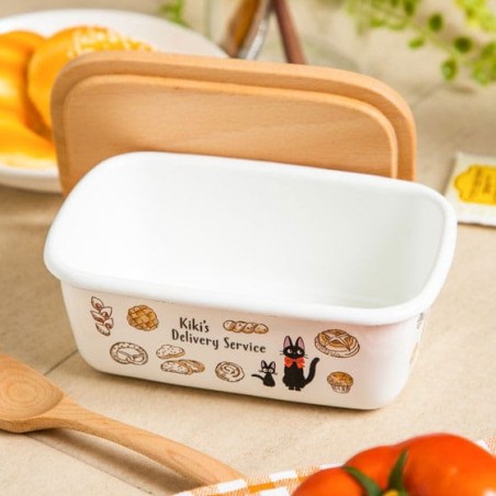 Kiki la petite sorcière beurrier avec couvercle en bois Viennese pastries 500 ml