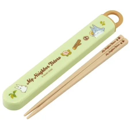 Mon voisin Totoro Baguettes avec boîte Totoro & Chatbus 16 cm | 4973307649493