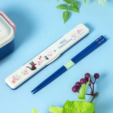Kiki la petite sorcière Baguettes avec boîte Jiji Guirlande de fleurs 18 cm | 4973307658815