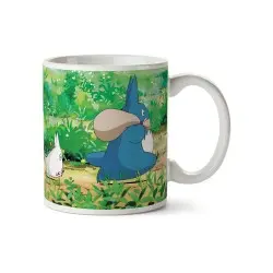 Studio Ghibli mug Totoro White and Blue 