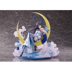 Rascal Does Not Dream of Bunny Girl Senpai statuette PVC 1/7 Mai Sakurajima White Mandarin Dress Ver. 25 cm