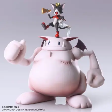 Final Fantasy VII Bring Arts figurine Set Cait Sith & Fat Moogle | 4988601373234