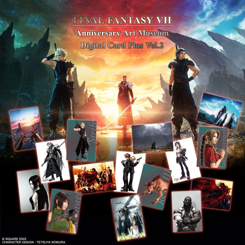 Final Fantasy VII TCG Anniversary Art Museum Digital Card Plus Vol. 2 présentoir boosters (20) *ANGLAIS* | 4988601376495