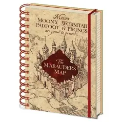 Harry Potter cahier à spirale A5 Marauders Map | 5051265723253