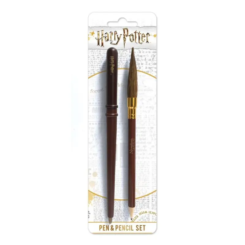 Harry Potter 2 set papeterie 2 pièces Wand & Broom | 5051265725400
