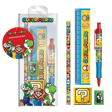 Super Mario set papeterie 5 pièces | 5051265734303