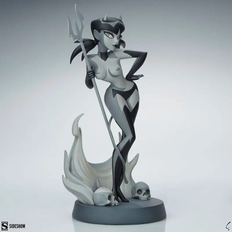 Original Artist Series statuette Devil Girl (Black and White Variant) 30 cm | 0747720277618