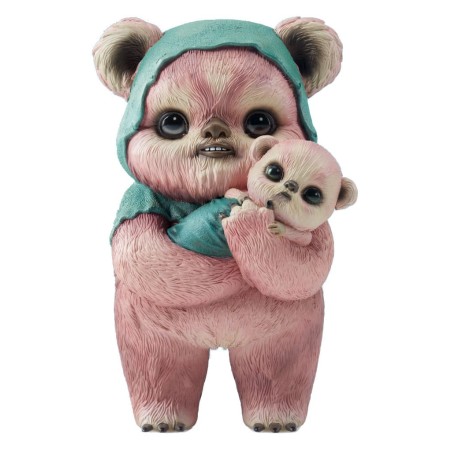 Star Wars statuette designer Ewok by Mab Graves Pink Variant 18 cm