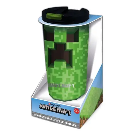 Minecraft gobelet de voyage isotherme en métal Creeper | 8412497004423