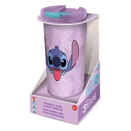 Lilo & Stitch gobelet de voyage isotherme en métal Stitch Palms | 8412497013678