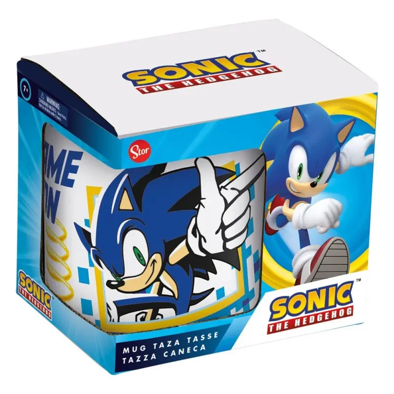 Sonic the Hedgehog Mugs Sonic Game On 325 ml (carton de 6) | 8412497084654