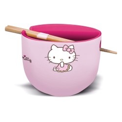 Sanrio bol à ramen avec baguettes Hello Kitty Japan 