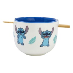 Lilo & Stitch bol à ramen avec baguettes Stitch