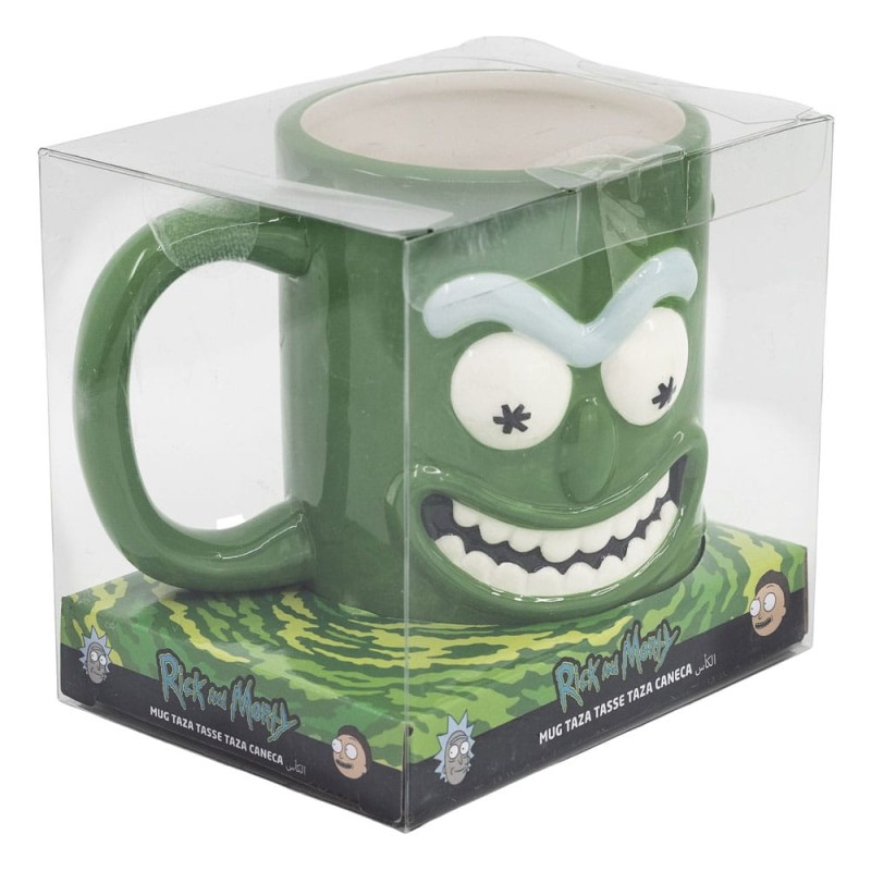 Rick & Morty mug 3D Pickle Rick 739 ml | 8412497789450