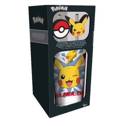 Pokémon gobelet Tumbler avec pailles coudées Pikachu 485 ml