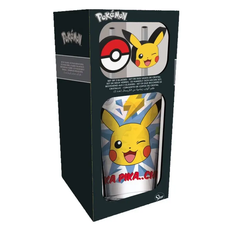 Pokémon gobelet Tumbler avec pailles coudées Pikachu 485 ml | 8412497922154