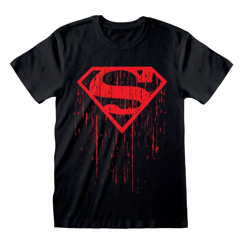 Superman T-Shirt Dripping Symbol  (M) | 5056688587420