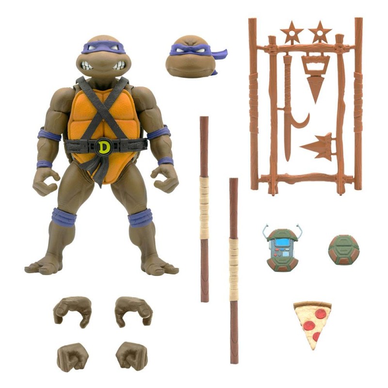 Les Tortues ninja figurine Ultimates Donatello 18 cm | 0840049811829