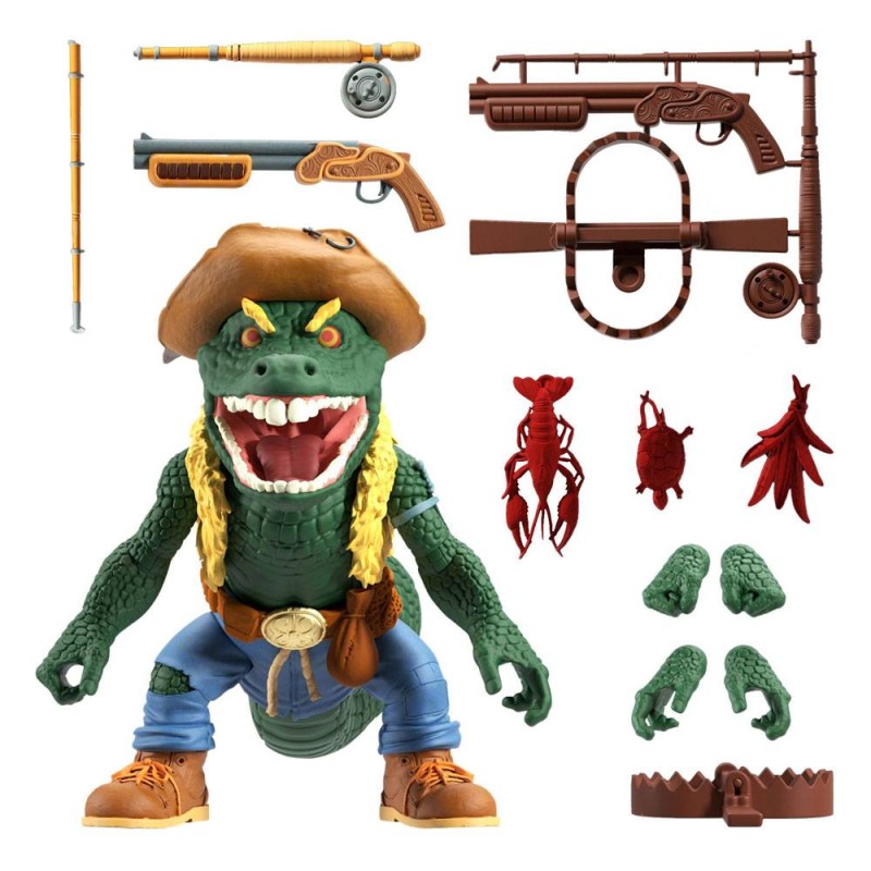 Les Tortues ninja figurine Ultimates Leatherhead 18 cm | 0840049814851