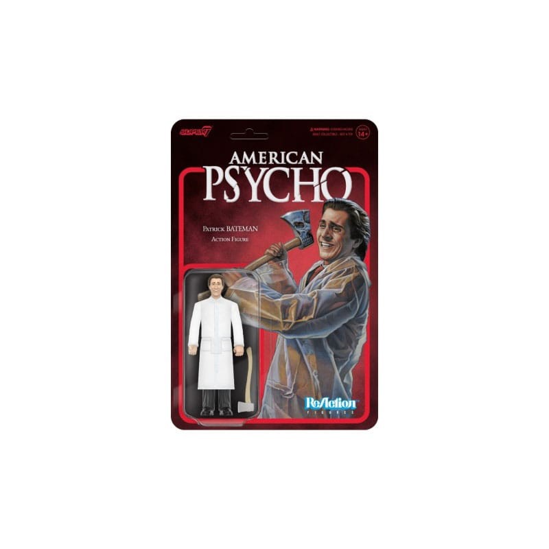 American Psycho (2000) figurine ReAction Wave 01 Patrick Bateman (Raincoat) 10 cm               | 0840049877955