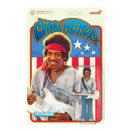 Jimi Hendrix figurine ReAction Jimi Hendrix (Festival) 10 cm | 0840049858749