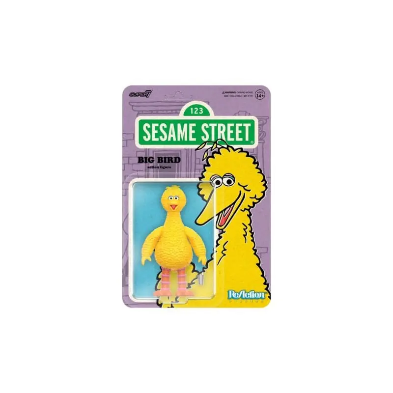 1, Rue Sésame figurine ReAction Wave 03 Big Bird 10 cm           | 0840049860131