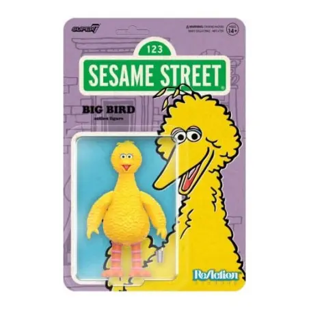 1, Rue Sésame figurine ReAction Wave 03 Big Bird 10 cm           | 0840049860131