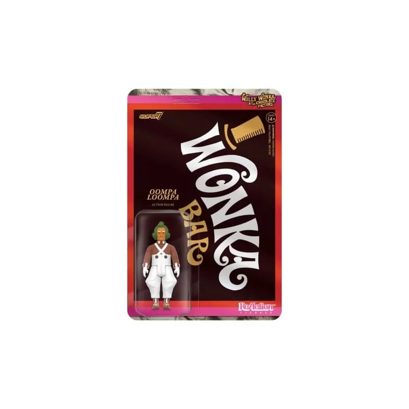 Charlie et la Chocolaterie (1971) figurine ReAction Wave 03 Oompa Loompa 10 cm                     | 0840049856691