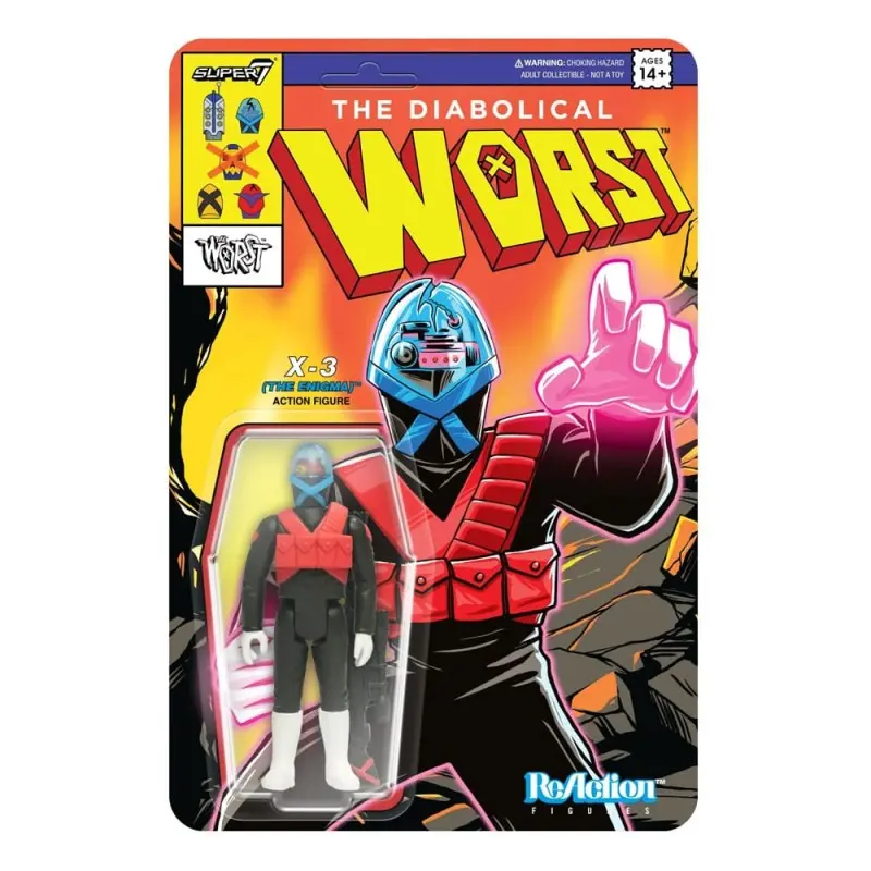 The Worst figurine ReAction Wave 05 Mutant Team X3 The Enigma 10 cm | 0840049884564
