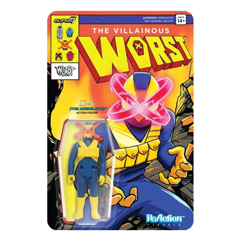 The Worst figurine ReAction Wave 05 Mutant Team X5 The Annihilator 10 cm     | 0840049884588