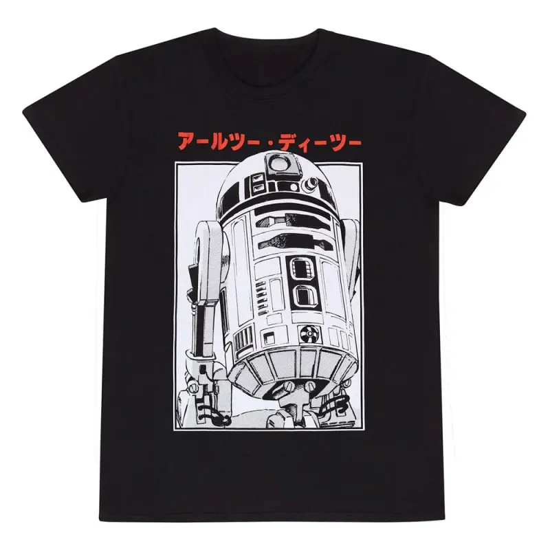 Star Wars T-Shirt R2D2 Katakana (L) | 5056688538743