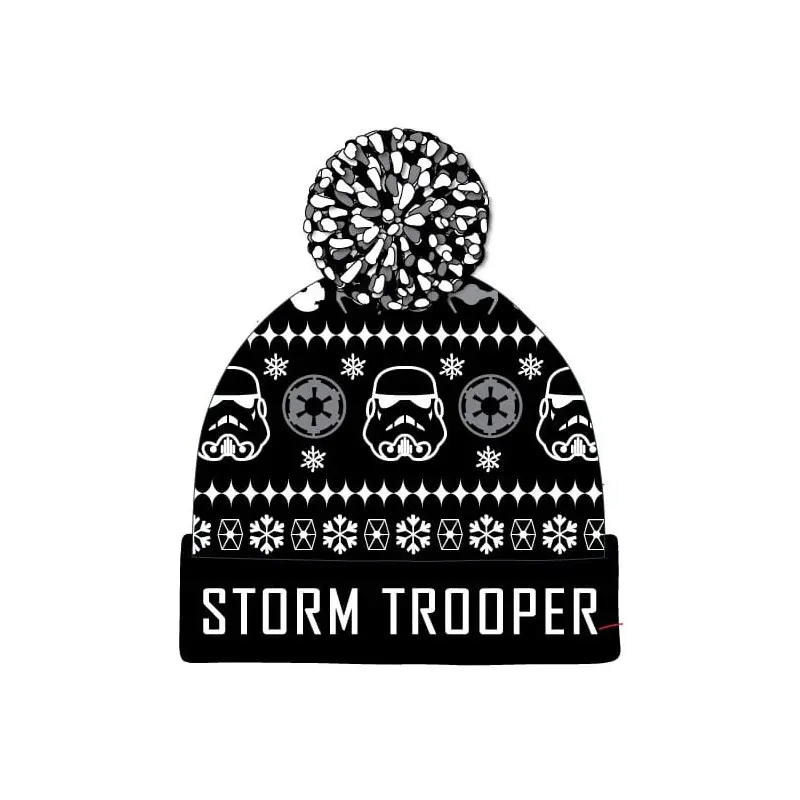 Star Wars bonnet Pom-Pom Storm Trooper | 5056688575588