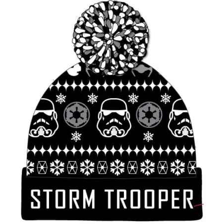 Star Wars bonnet Pom-Pom Storm Trooper | 5056688575588