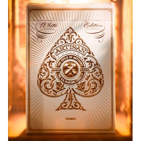 Artisan jeu de cartes à jouer White