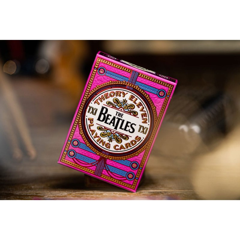 The Beatles jeu de cartes à jouer Pink Version