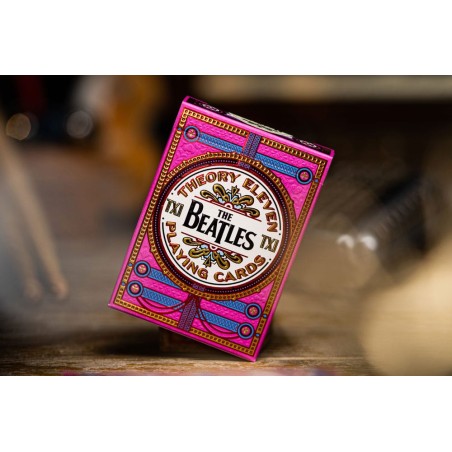 The Beatles jeu de cartes à jouer Pink Version