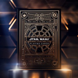 Star Wars jeu de cartes à jouer Gold Version