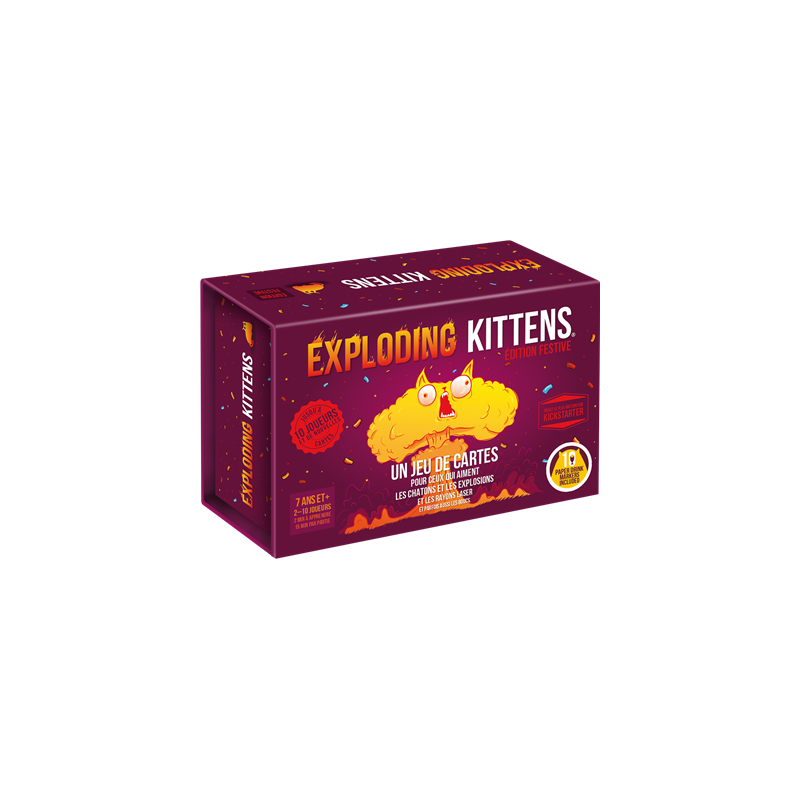 Game: Exploding Kittens - Festive Edition
Publisher: Exploding Kittens
English Version