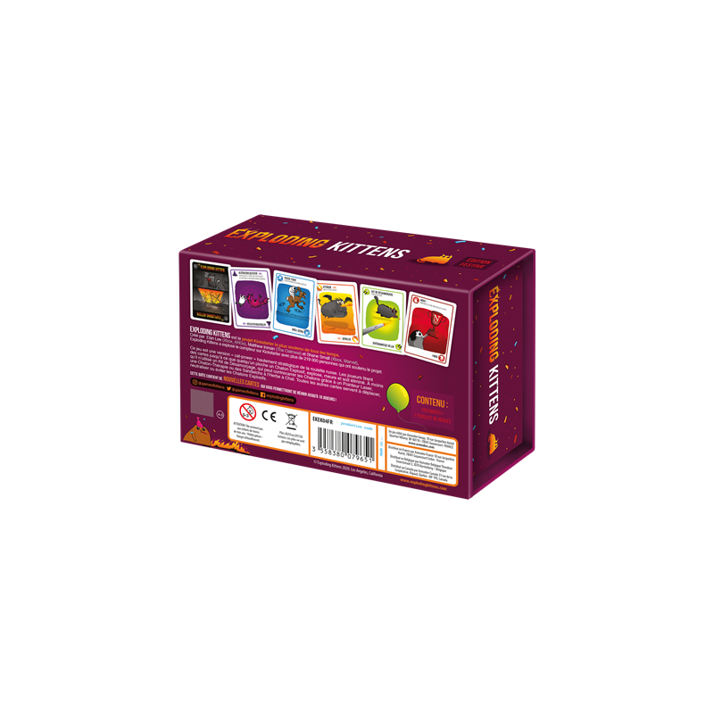 Spel: Exploding Kittens - Feestelijke editie
Uitgever: Exploding Kittens
Engelse versie