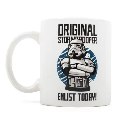 Original Stormtrooper mug Enlist Today White | 5060820074334