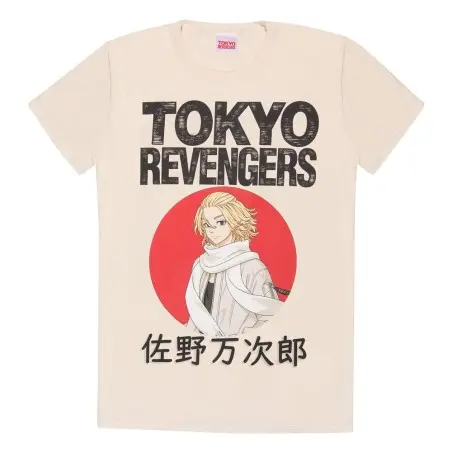 Tokyo Revengers T-Shirt Manjiro Sano Red Circle  (S) | 5056811502252