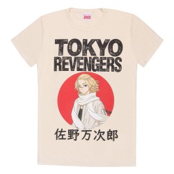 Tokyo Revengers T-Shirt Manjiro Sano Red Circle  (XL)