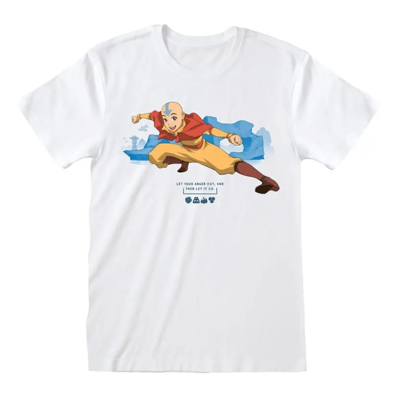 Avatar, le dernier maître de l'air T-Shirt Aang (XL) | 5056688555412