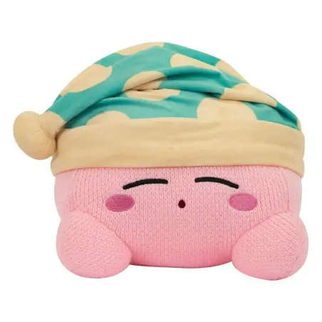 Kirby peluche Nuiguru-Knit Kirby Sleeping Mega 25 cm  | 0053941124779