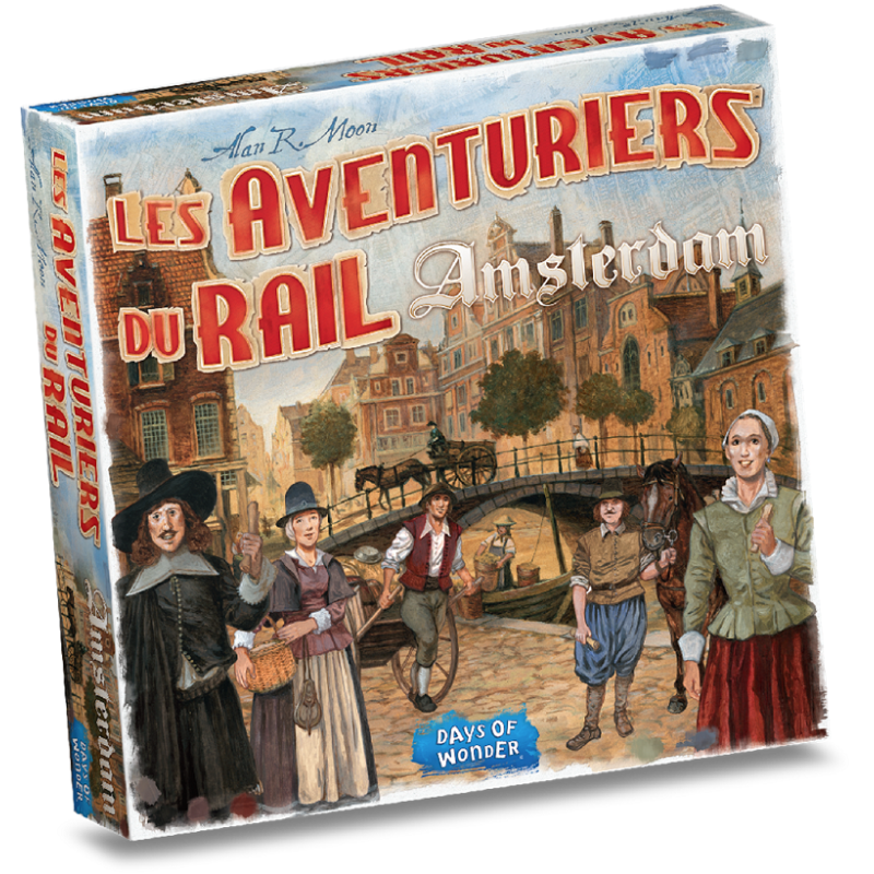 jeu : Les Aventuriers du Rail - Amsterdam éditeur : Days of Wonder version française