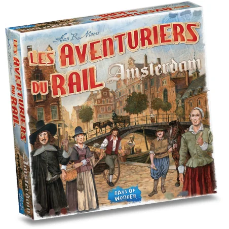 jeu : Les Aventuriers du Rail - Amsterdam
éditeur : Days of Wonder
version française