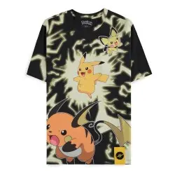 Pokémon T-Shirt Mirage AOP Pikachu Lightning (M)