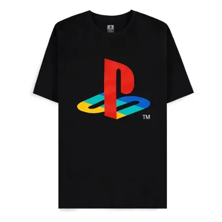 PlayStation T-Shirt Logo Black (L) | 8718526407112