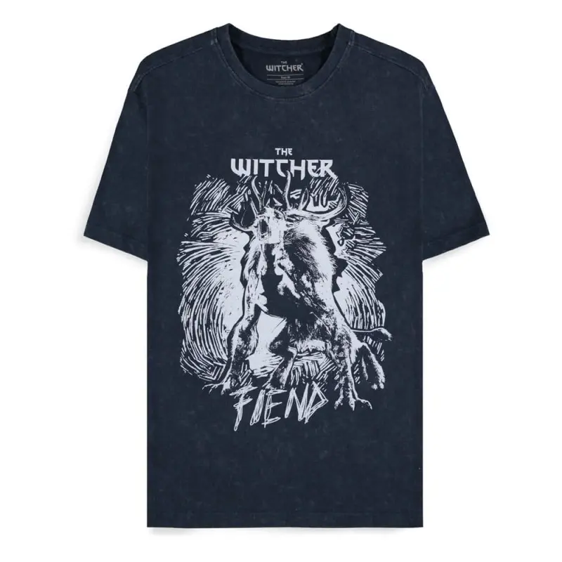 The Witcher T-Shirt Dark Blue Fiend (S) | 8718526180244